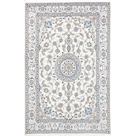 Tappeto Nain Kashmar Persia beige grigio 195x293