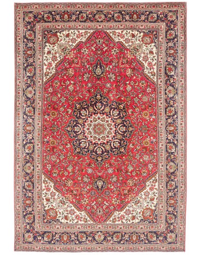 Tappeto Tabriz Persia marrone grigio 200x297
