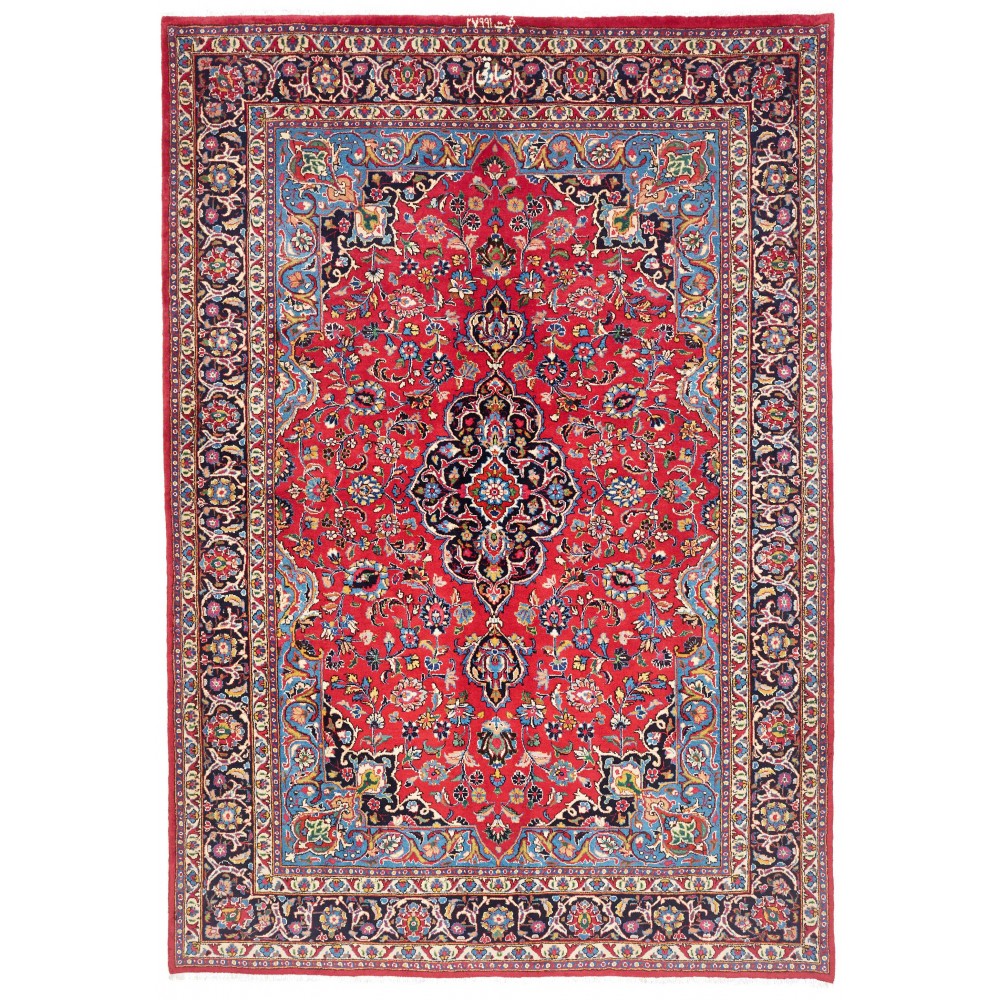 Tappeto Mashad Persia marrone beige 203x293