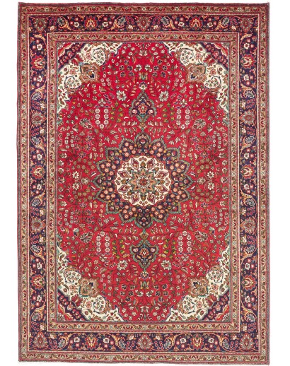 Tappeto Tabriz Persia marrone grigio 230x330