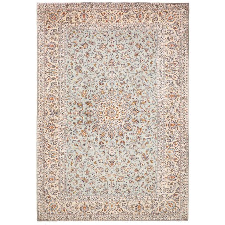 Tappeto Kashan Persia bianco verde 232x333