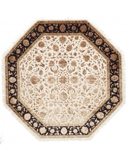 Tappeto Tabriz Royal Pakistan bianco blu 298x300