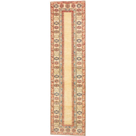 Tappeto Kazak Fine Pakistan marrone rosso 83x322