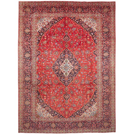 Tappeto Ardakan Persia rosso grigio 290x397