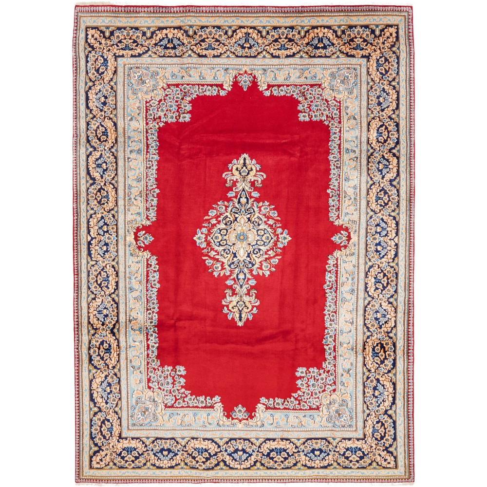 Tappeto Kerman Persia beige rosso 237x332