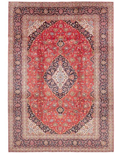 Tappeto Ardakan Persia rosso grigio 246x353