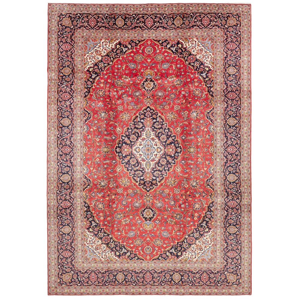 Tappeto Ardakan Persia rosso grigio 246x353