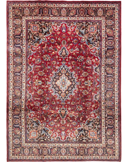 Tappeto Mashad Persia marrone beige 243x340