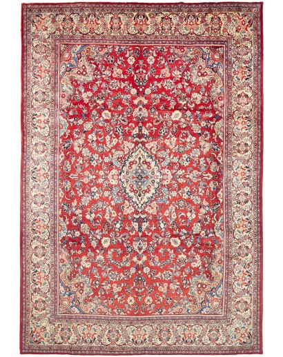 Tappeto Sarough Persia beige marrone 276x407