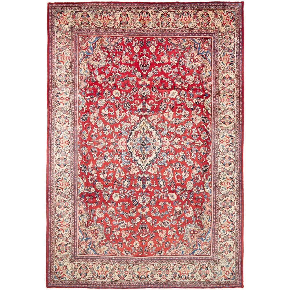 Tappeto Sarough Persia beige marrone 276x407