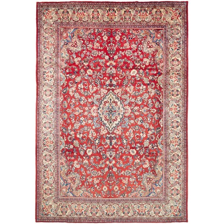 Tappeto Sarough Persia beige marrone 276x407
