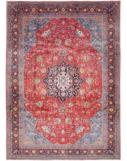 Tappeto Sarough Persia beige grigio 255x350