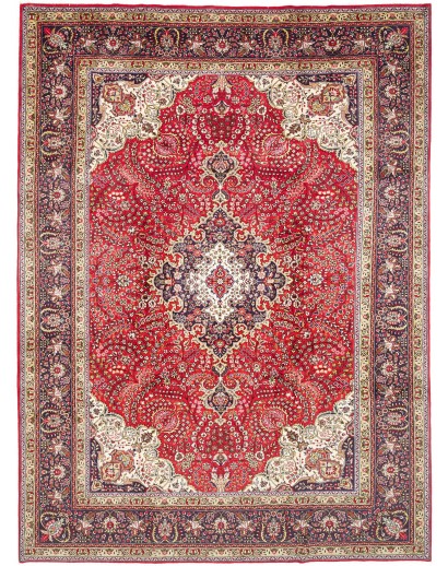 Tappeto Tabriz Persia marrone 252x340