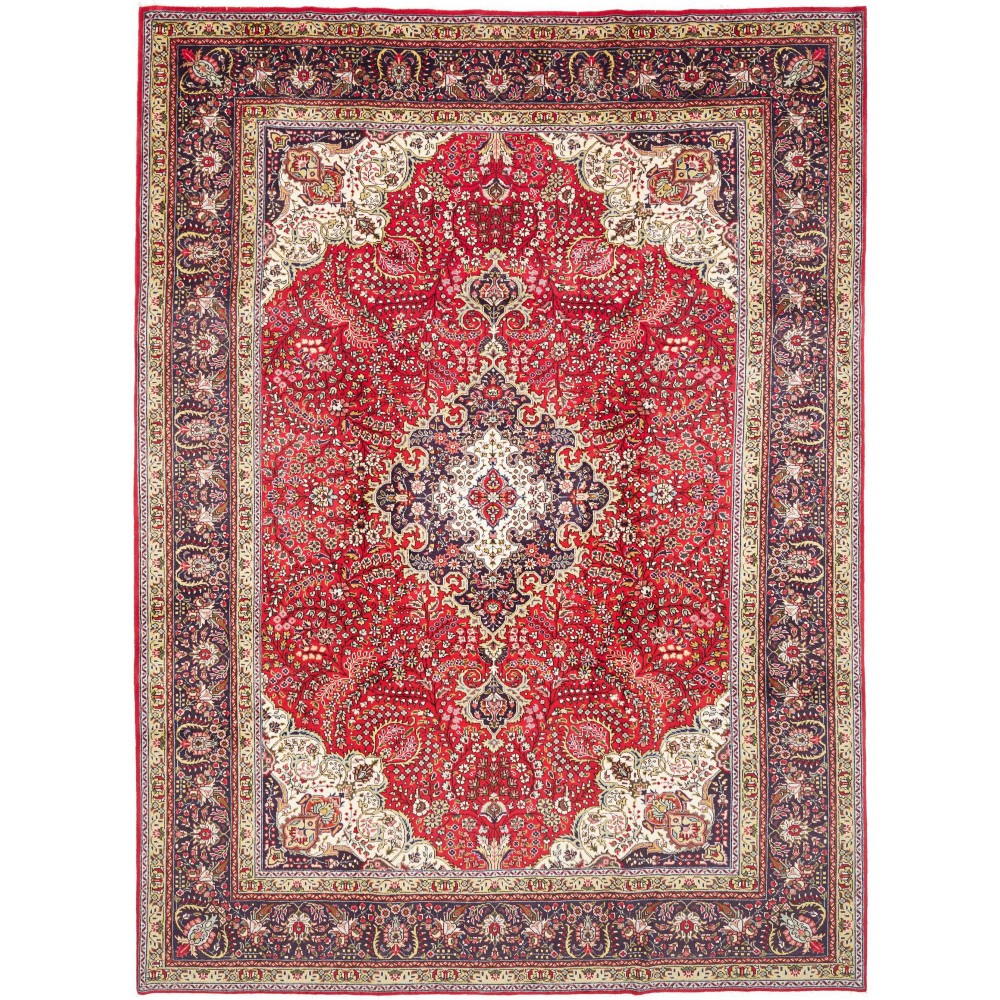 Tappeto Tabriz Persia marrone 252x340