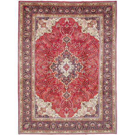Tappeto Tabriz Persia marrone 252x340