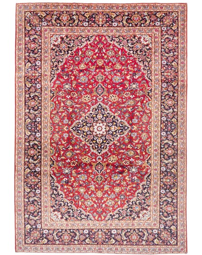 Tappeto Ardakan Persia bianco grigio 257x378