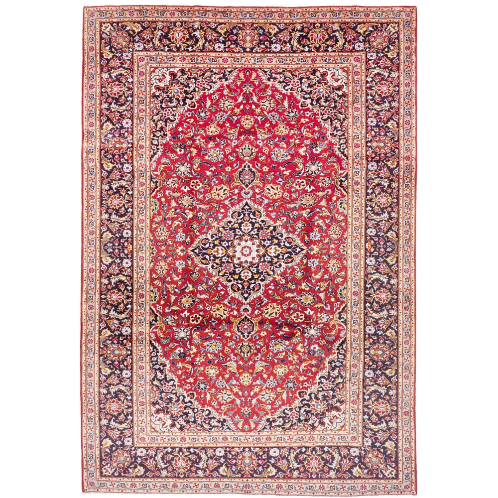 Tappeto Ardakan Persia bianco grigio 257x378