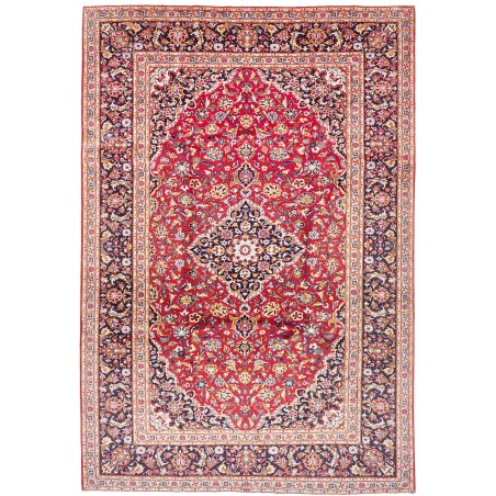 Tappeto Ardakan Persia bianco grigio 257x378