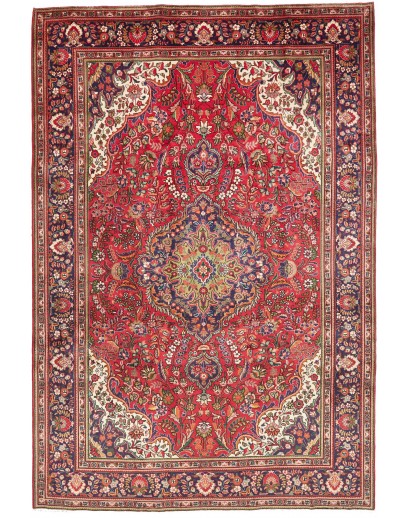 Tappeto Tabriz Persia marrone grigio 230x338