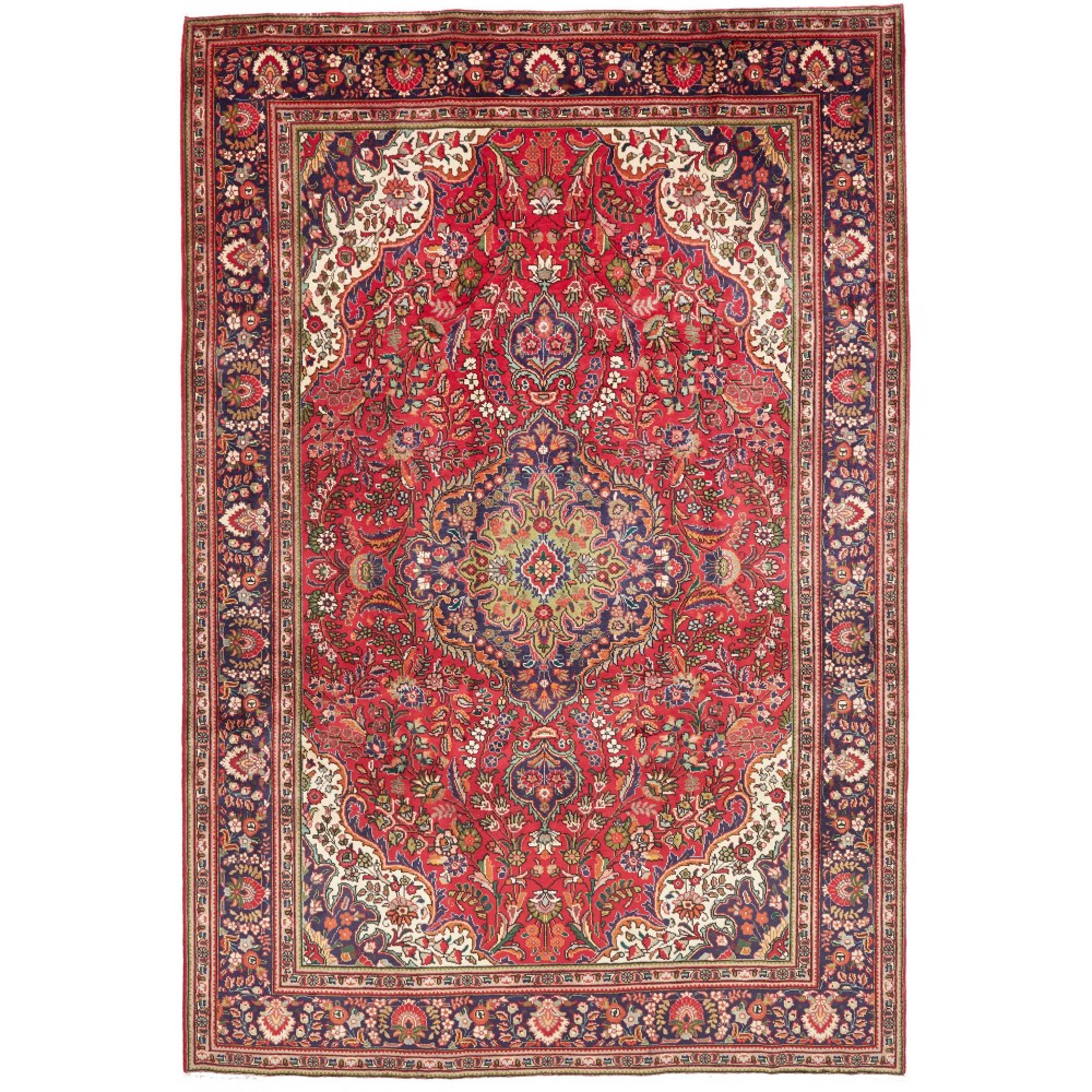 Tappeto Tabriz Persia marrone grigio 230x338