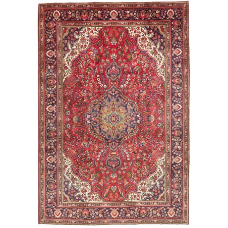 Tappeto Tabriz Persia marrone grigio 230x338
