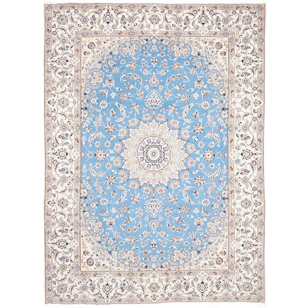Tappeto Nain 9La Persia bianco grigio 255x350