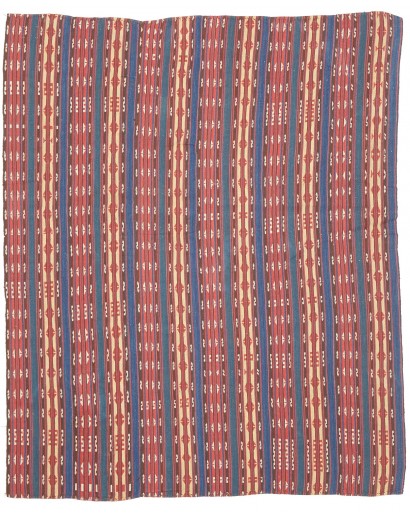 Tappeto Kilim Vintage Persia azzurro rosso 139x169