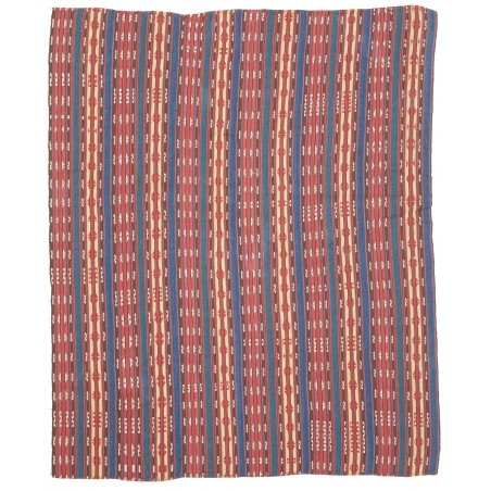 Tappeto Kilim Vintage Persia azzurro rosso 139x169