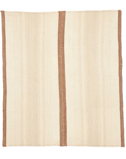 Tappeto Kilim Vintage Persia bianco 134x154