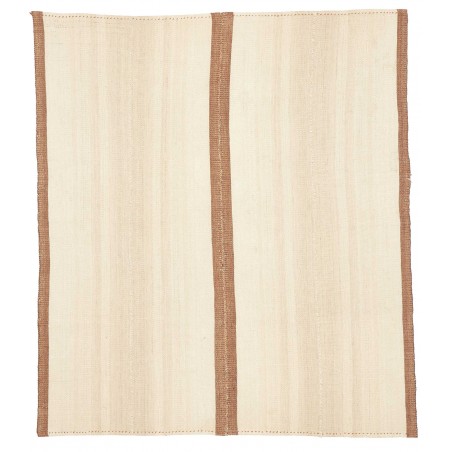 Tappeto Kilim Vintage Persia bianco 134x154