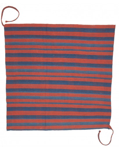 Tappeto Kilim Vintage Persia rosso grigio 170x170