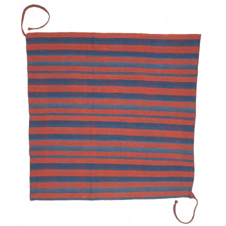 Tappeto Kilim Vintage Persia rosso grigio 170x170