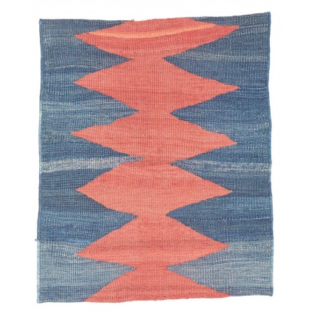 Tappeto Kilim Vintage Persia marrone grigio 64x77