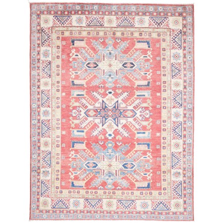 Tappeto Kazak Afghanistan bianco grigio 175x232