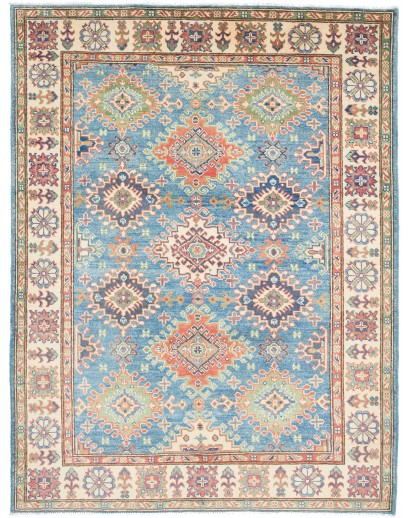 Tappeto Kazak Afghanistan beige bianco 151x199