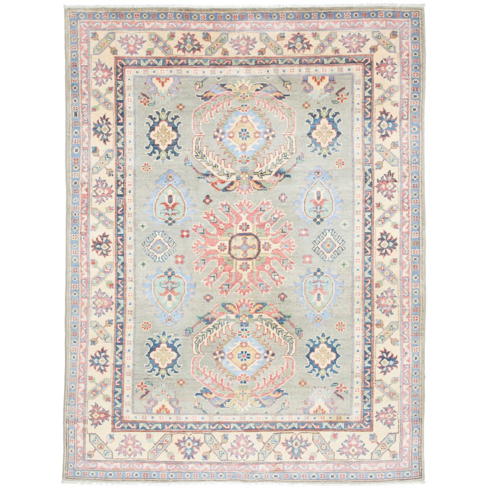 Tappeto Kazak Afghanistan bianco 147x199