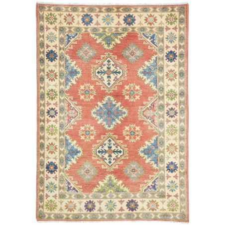 Tappeto Kazak Afghanistan marrone giallo 105x147