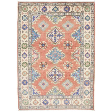 Tappeto Kazak Afghanistan marrone grigio 104x146