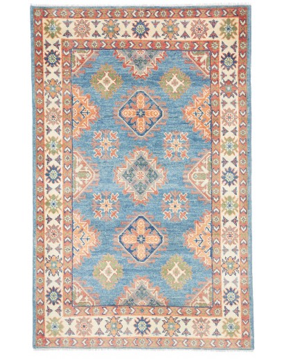 Tappeto Kazak Afghanistan beige grigio 102x158