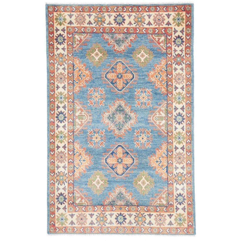 Tappeto Kazak Afghanistan beige grigio 102x158