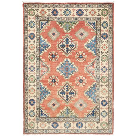 Tappeto Kazak Afghanistan marrone giallo 101x149