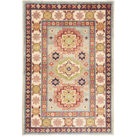 Tappeto Kazak Afghanistan marrone rosso 82x120