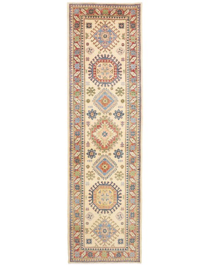Tappeto Kazak Afghanistan marrone 81x294