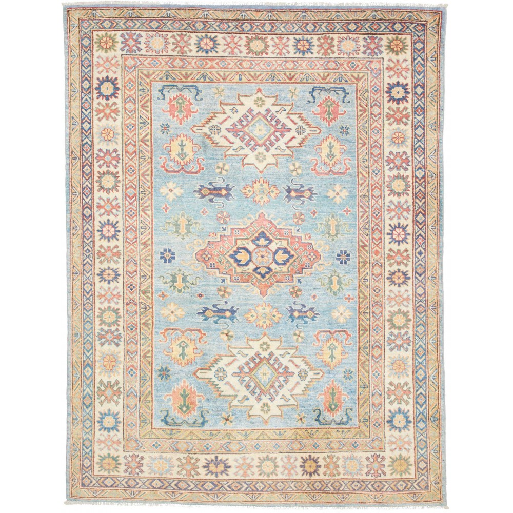 Tappeto Kazak Afghanistan beige marrone 154x201