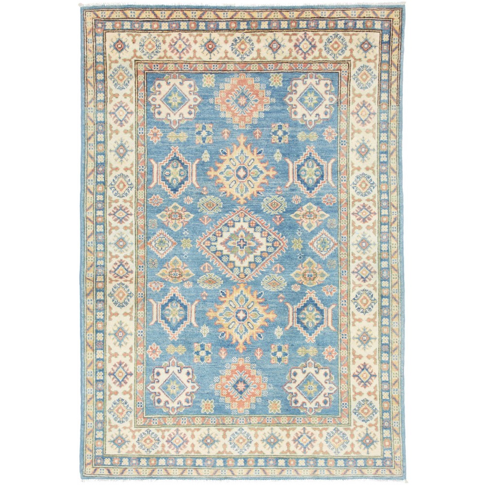 Tappeto Kazak Afghanistan beige giallo 122x178