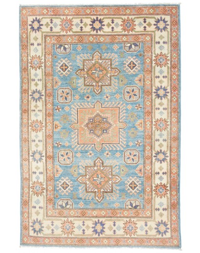 Tappeto Kazak Afghanistan beige bianco 118x178