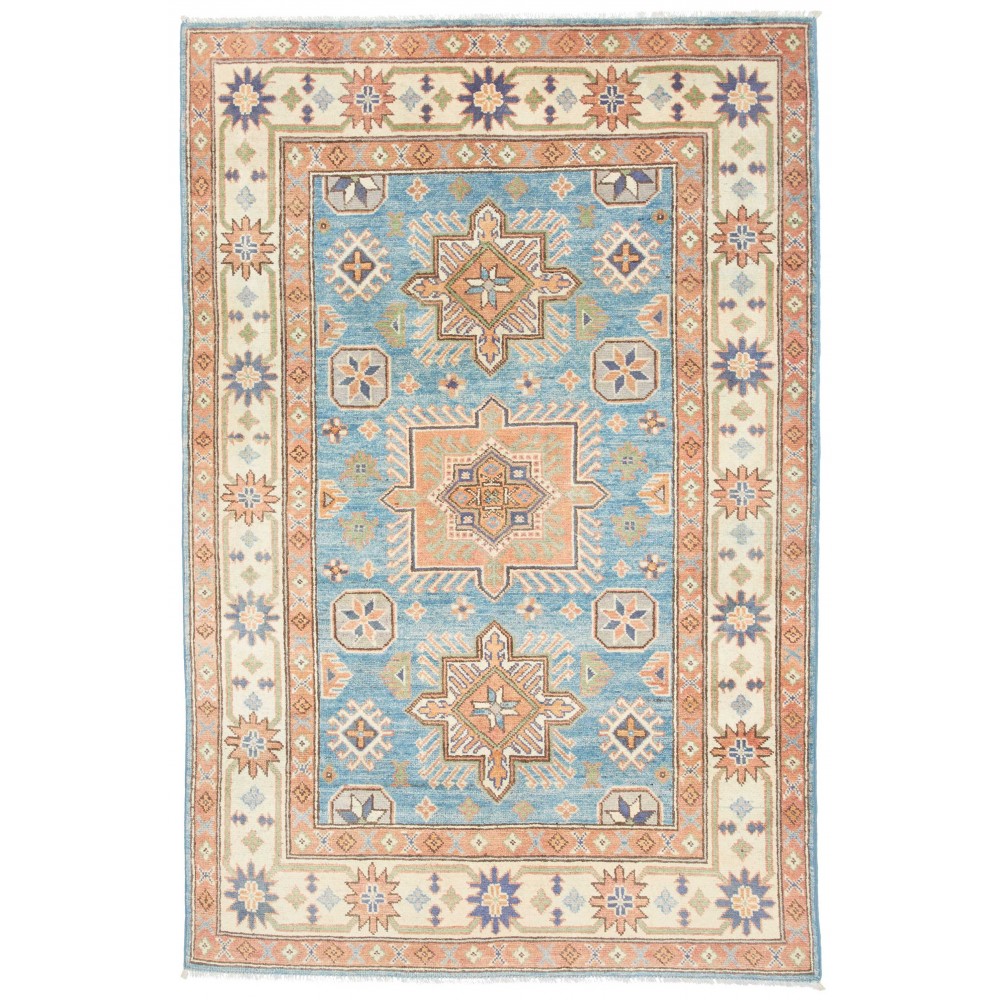 Tappeto Kazak Afghanistan beige bianco 118x178