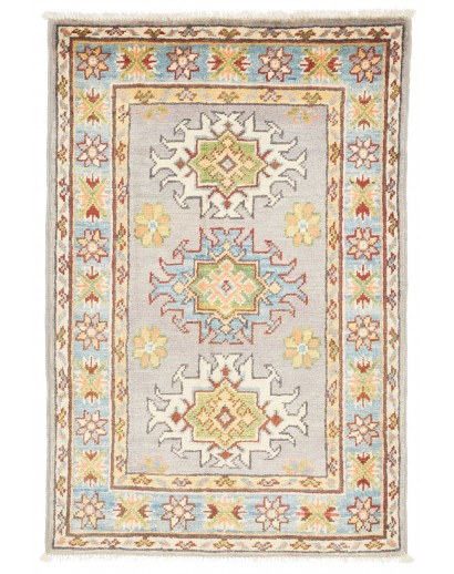 Tappeto Kazak Afghanistan bianco marrone 62x92