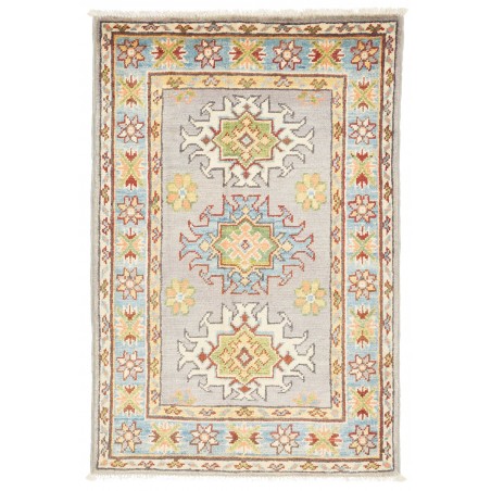 Tappeto Kazak Afghanistan bianco marrone 62x92