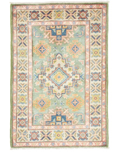 Tappeto Kazak Afghanistan beige giallo 61x92